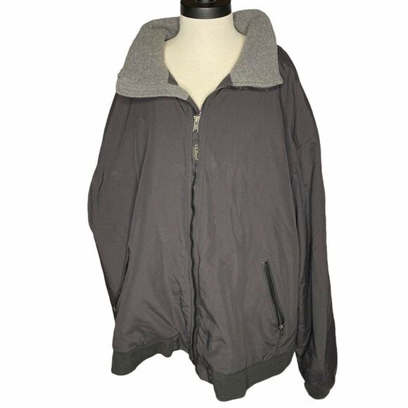 LL Bean Black Barn Zip Up Jacket Coat Men’s XL